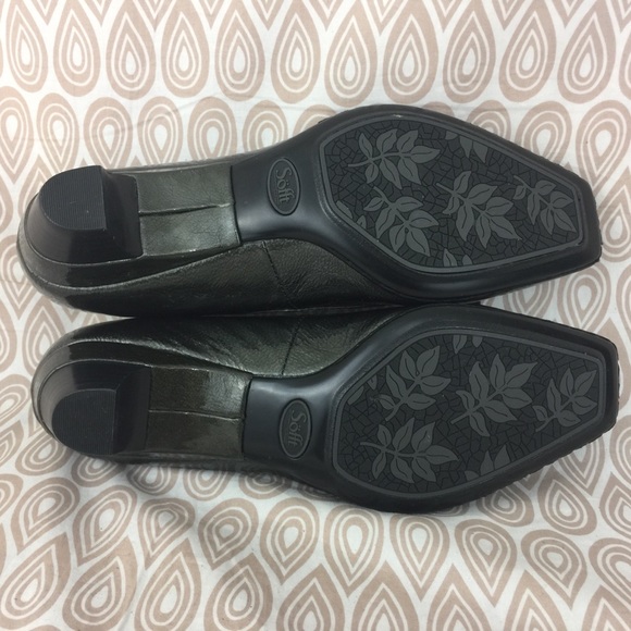 Sofft Womens Green Leather High Heel Size 8 M S285 - Picture 8 of 8